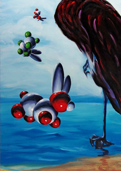 Marginal depicted in an oil painting by Igor Konovalov