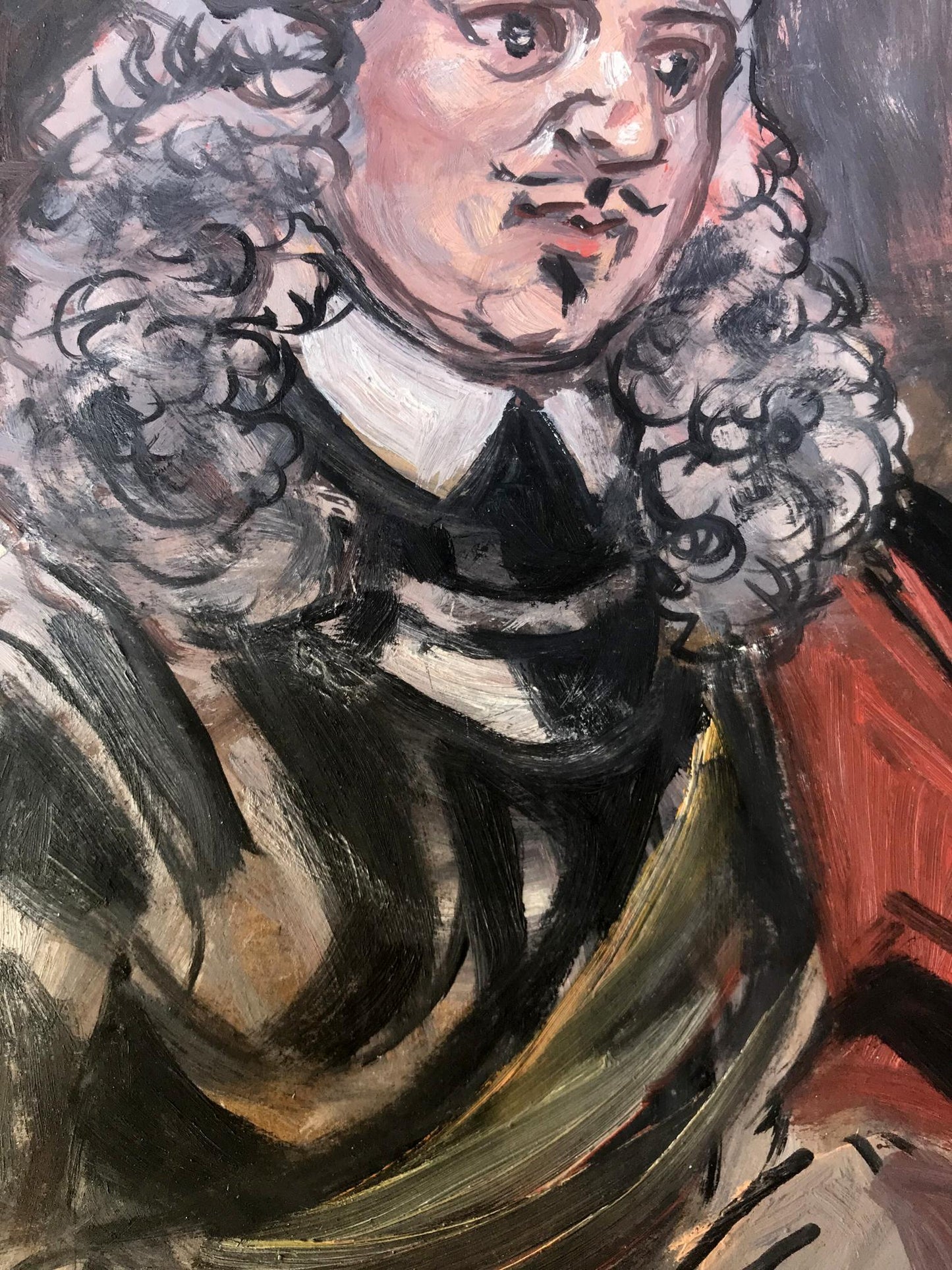 Oil painting of Duke Alexander Arkadievich Litvinov portrait