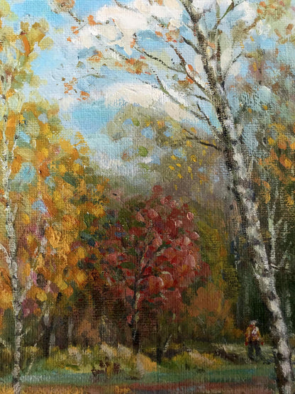 forest nature painting