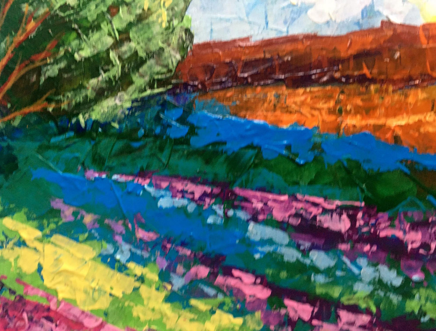 Vibrant impressionist oil painting Hot day by Zadorozhnya V. V
