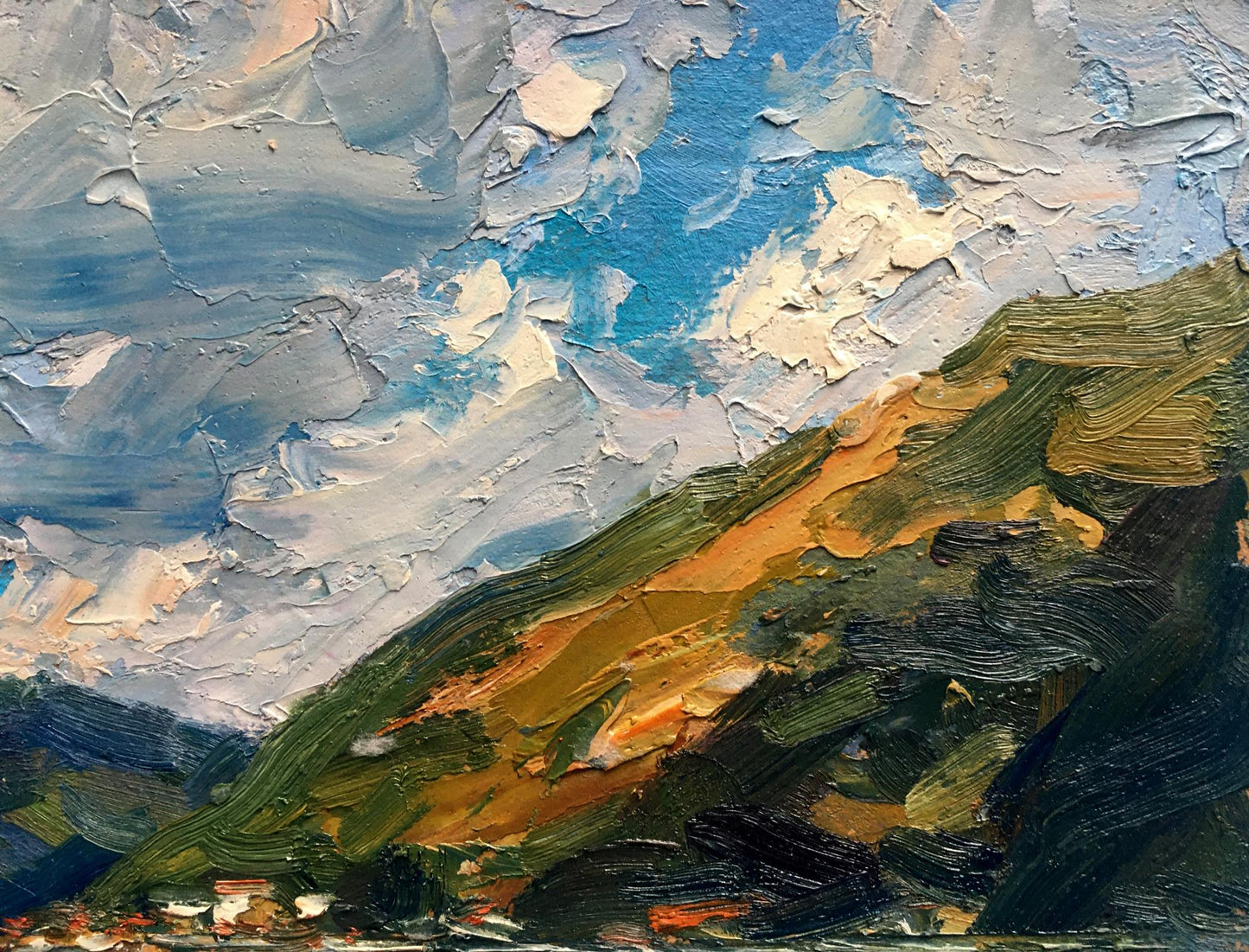 Oil Painting Sea Nature Landscape 
