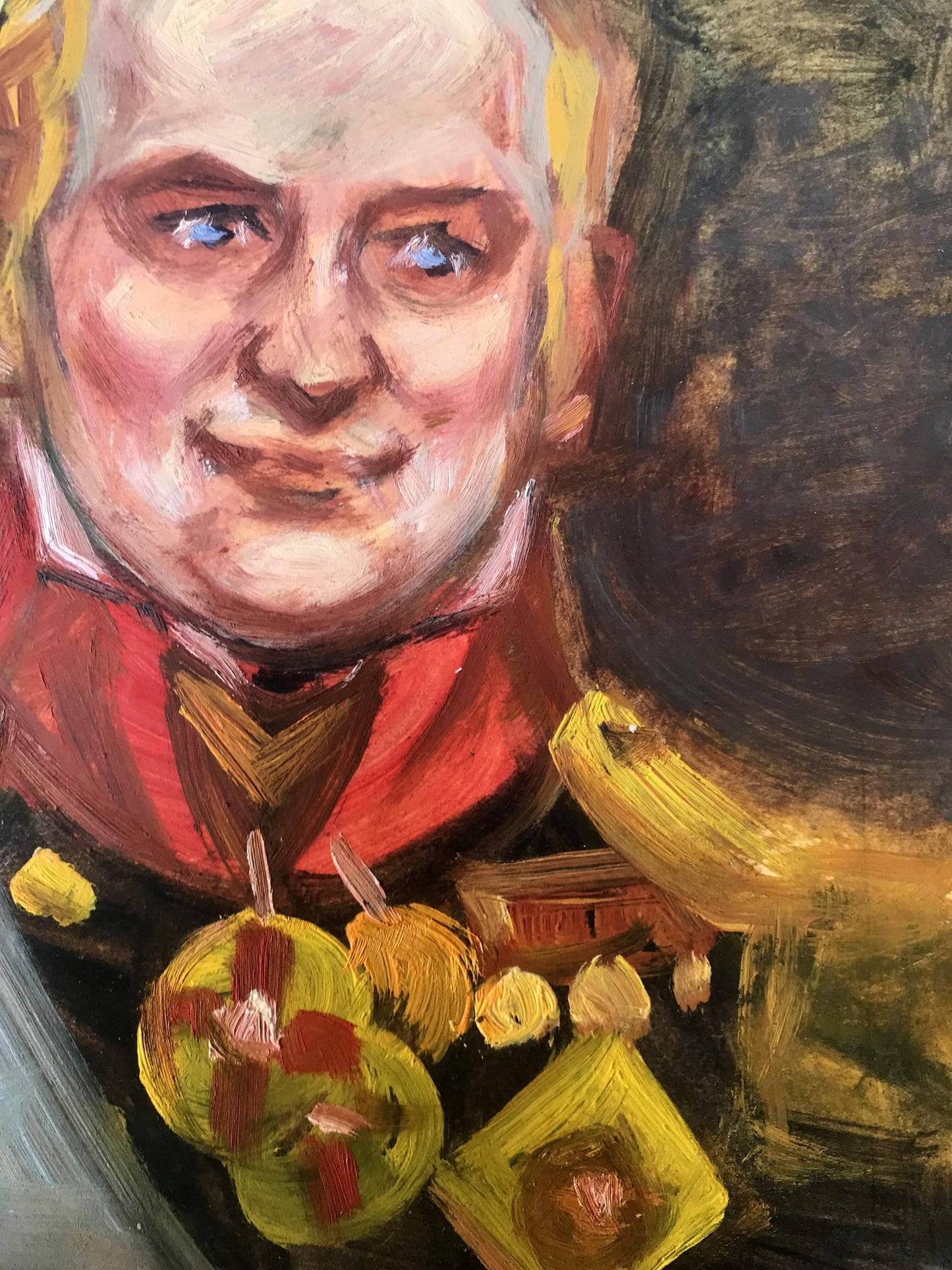 Oil painting portrait of General Alexander Arkadievich Litvinov