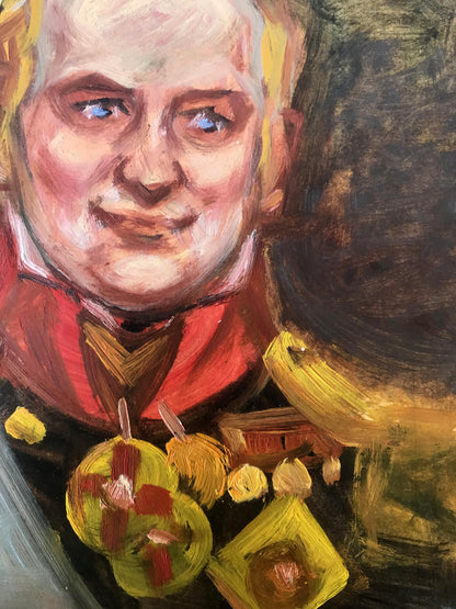 Oil painting portrait of General Alexander Arkadievich Litvinov