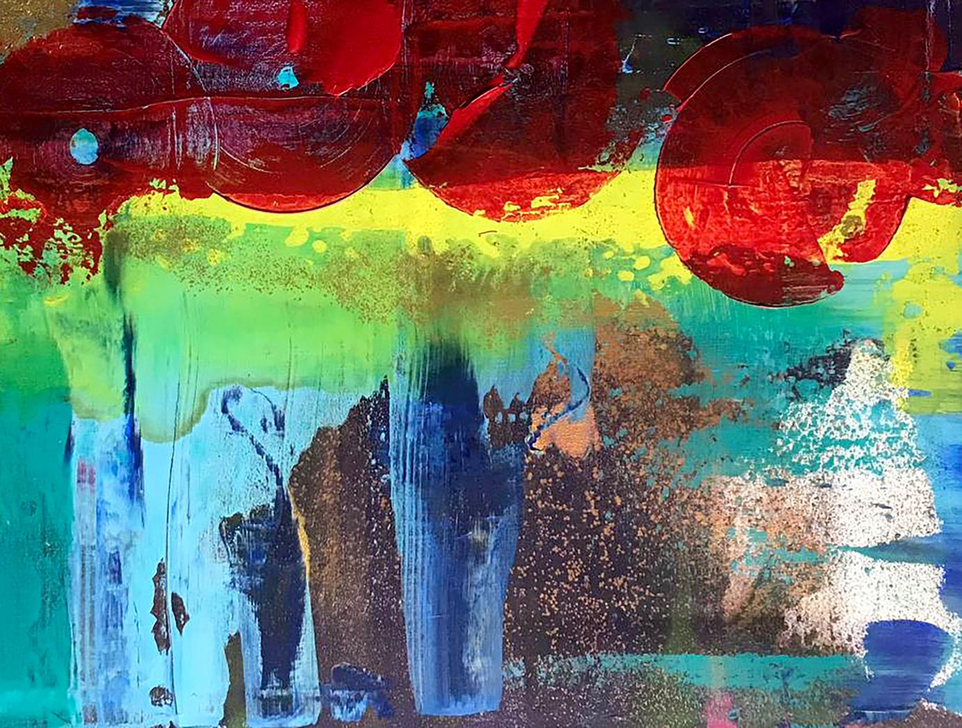 Vibrant Dance of Life acrylic painting by Melezhik Olga