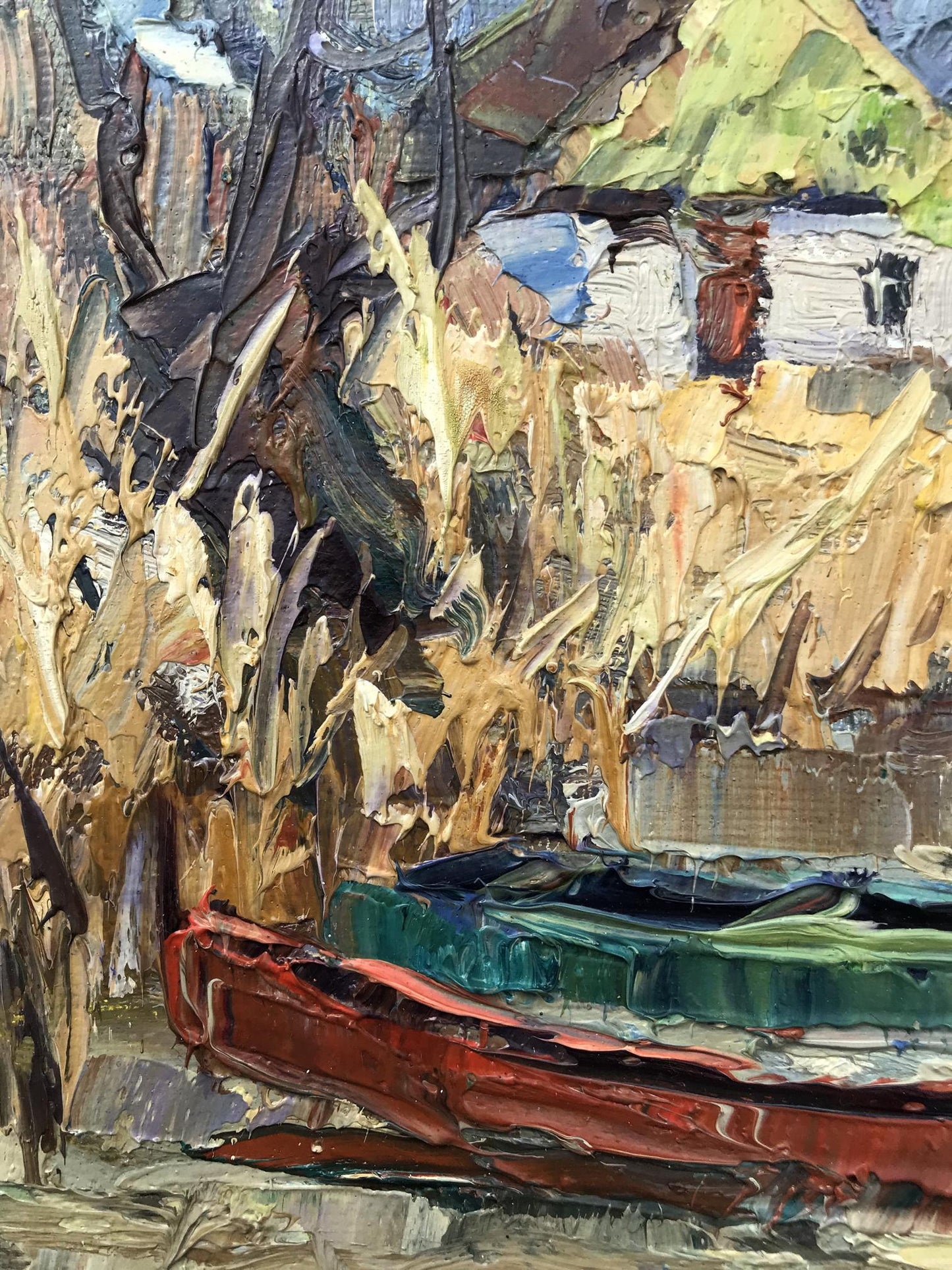 Village landscape Art 