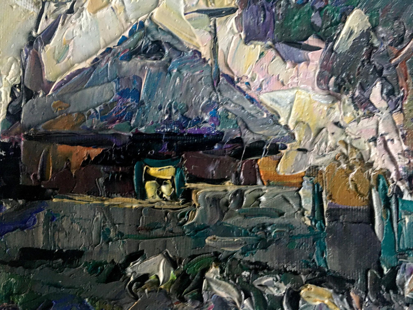 Village landscape Art 