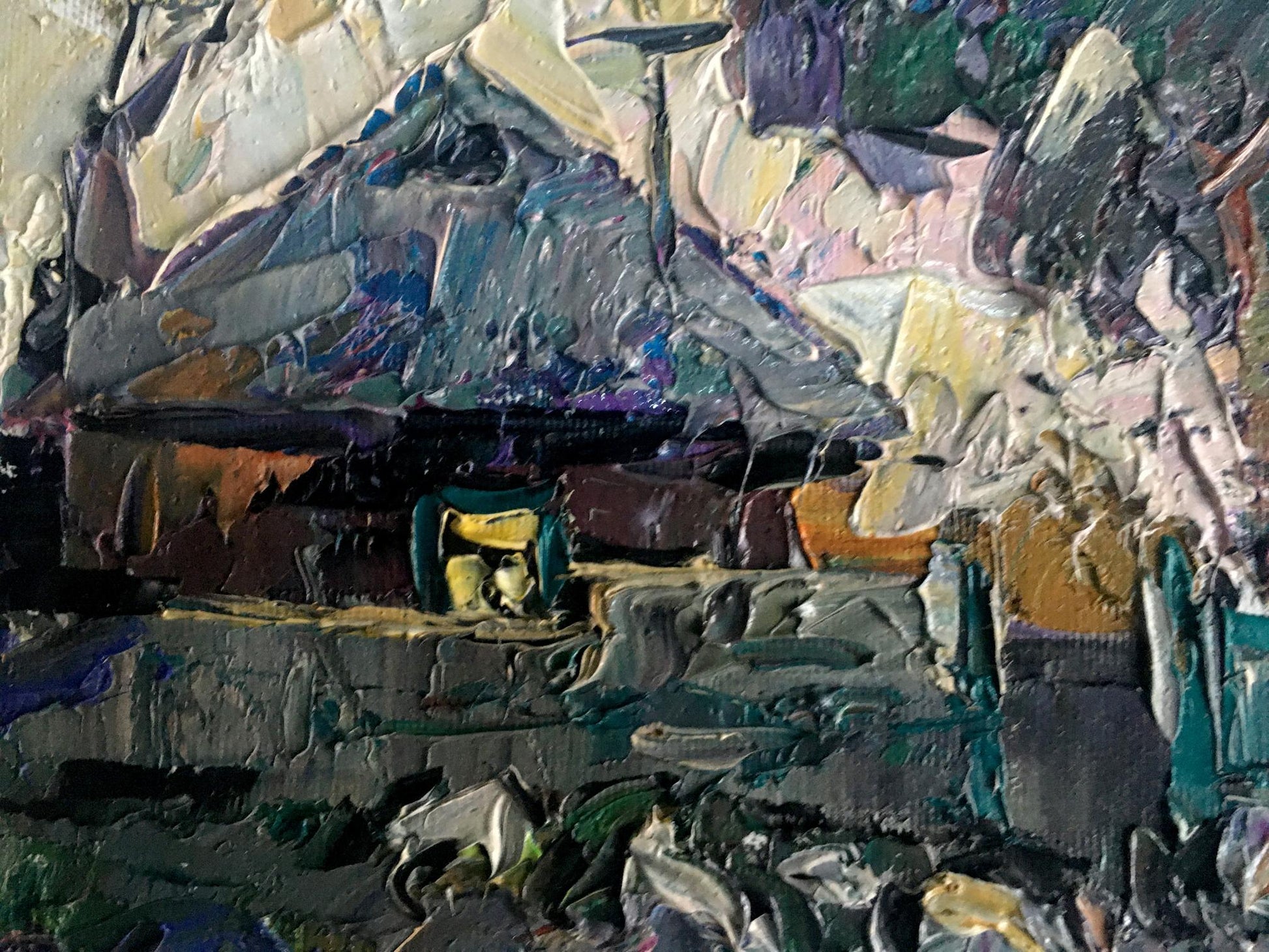 Village landscape Art 