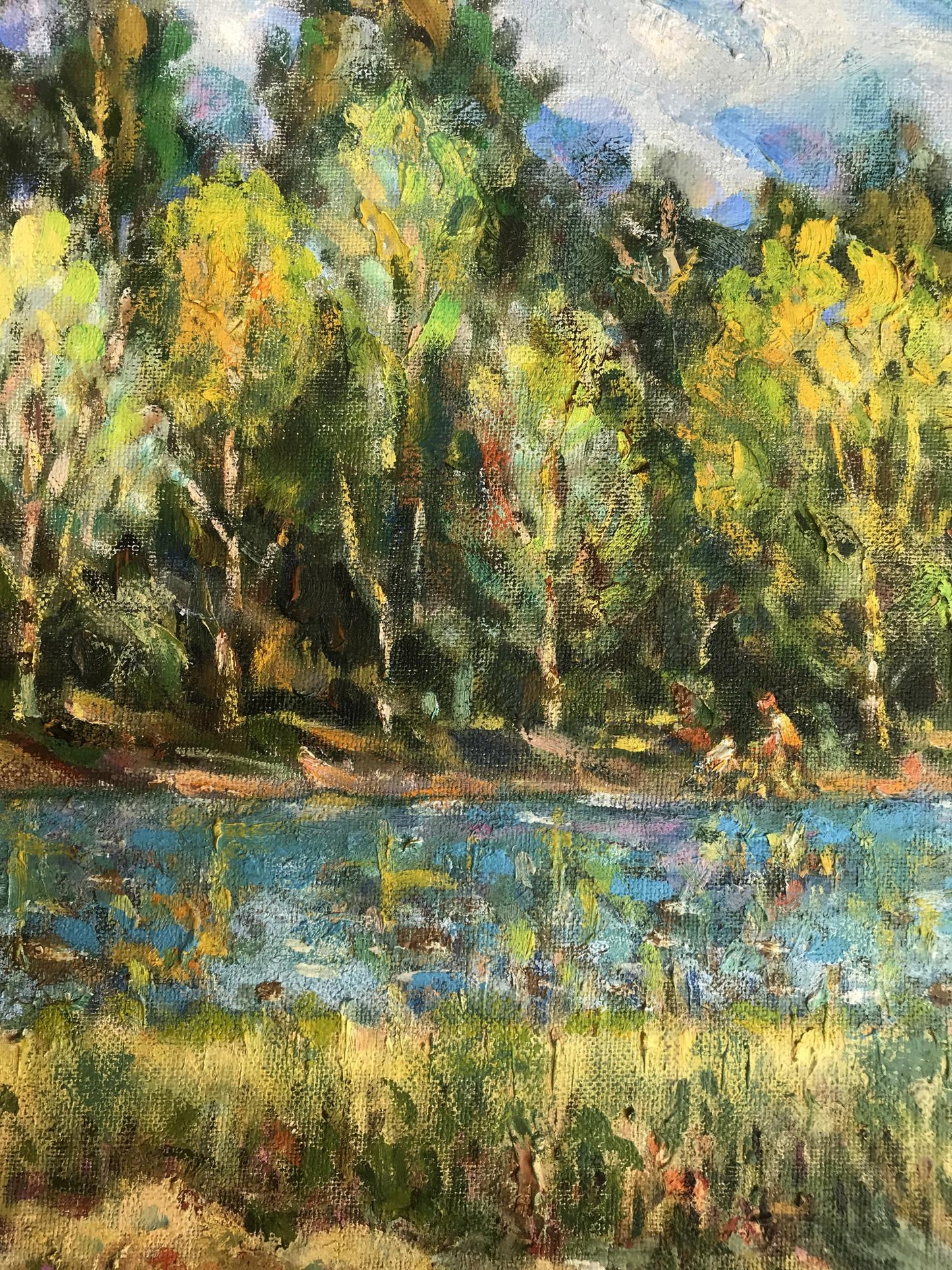 Oil painting Summer's Invitation to the Forest Shapoval Ivan Leontyevich