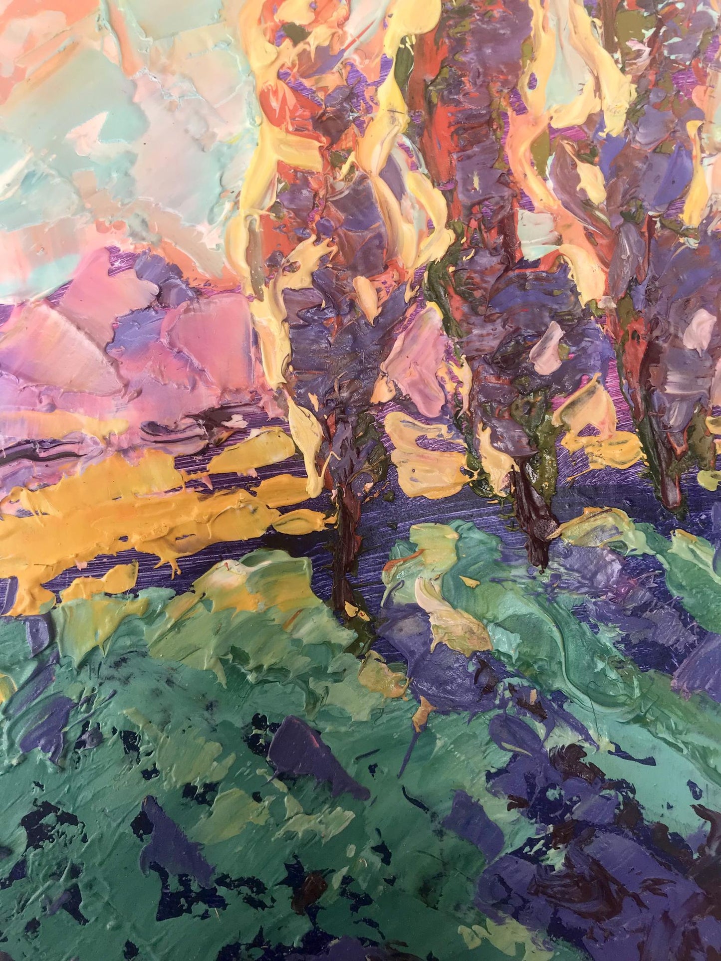 Village landscape Art 