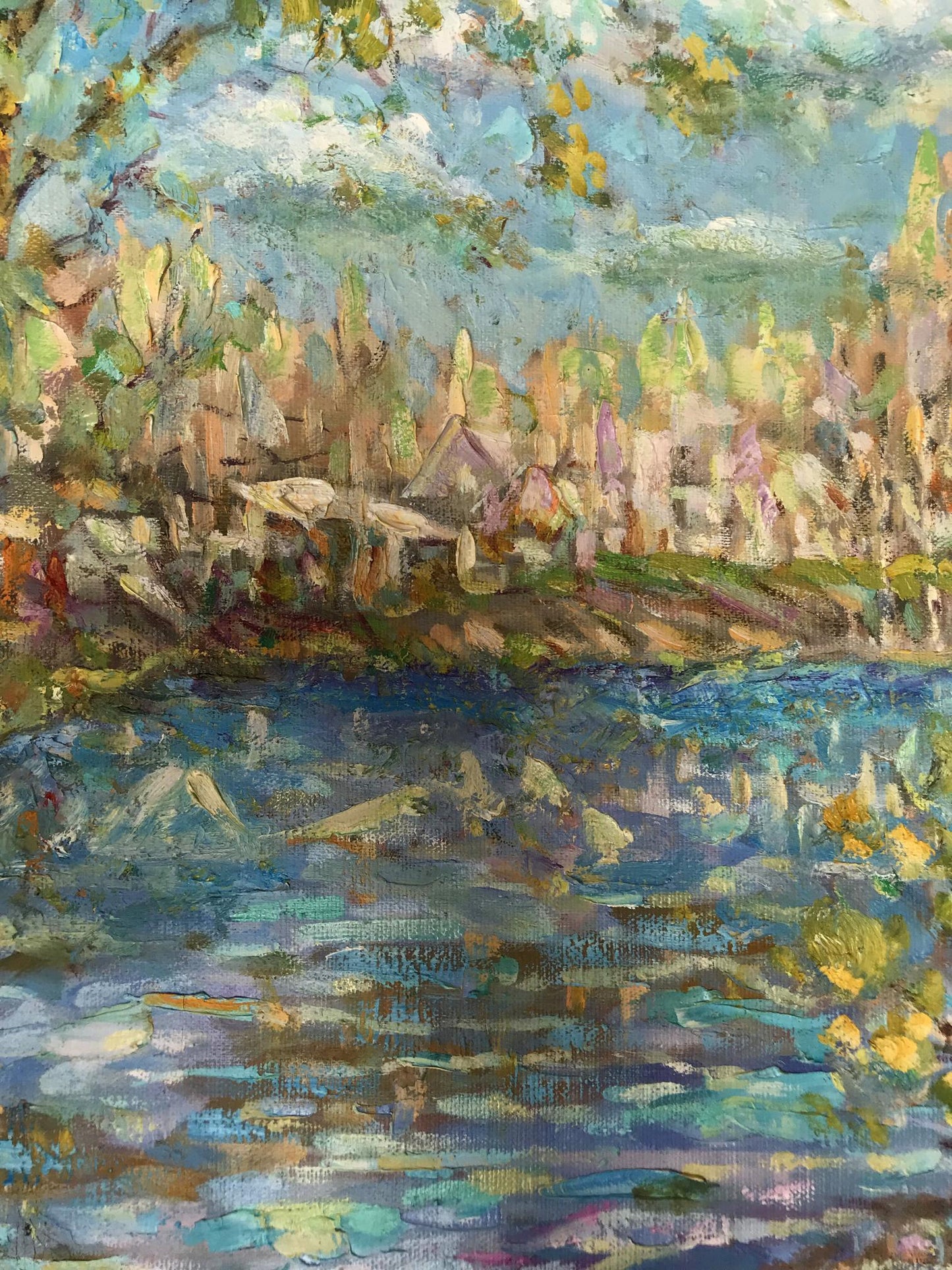 Vibrant impressionist oil painting The Fragrance of New Beginnings by Shapoval Ivan Leontyevich