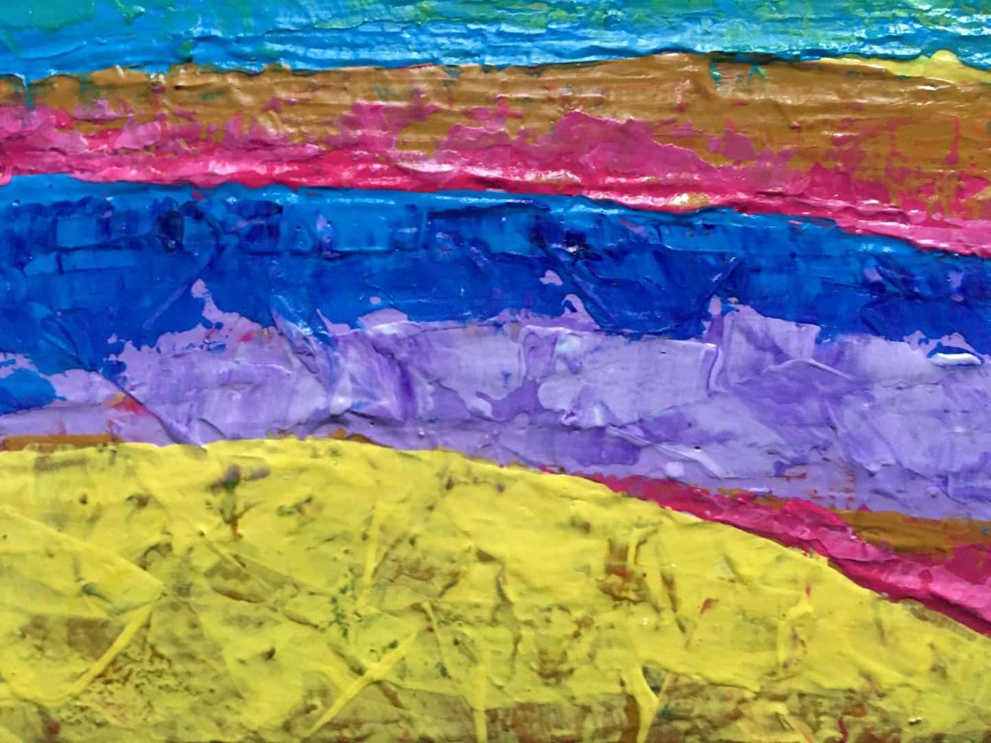 Vibrant oil painting Cloudy day in the mountains by V. Zadorozhnya