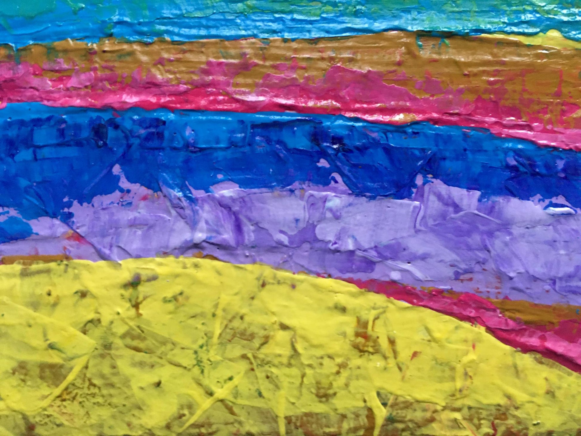 Vibrant oil painting Cloudy day in the mountains by V. Zadorozhnya