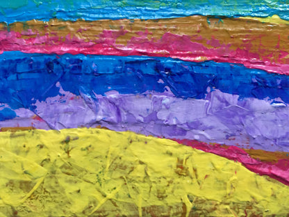 Vibrant oil painting Cloudy day in the mountains by V. Zadorozhnya