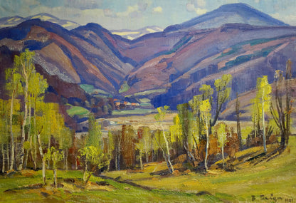 Oil painting Mountain landscape by Gabda Vasily Georgievich