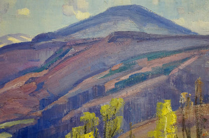 Oil painting of mountains by Gabda Vasily Georgievich