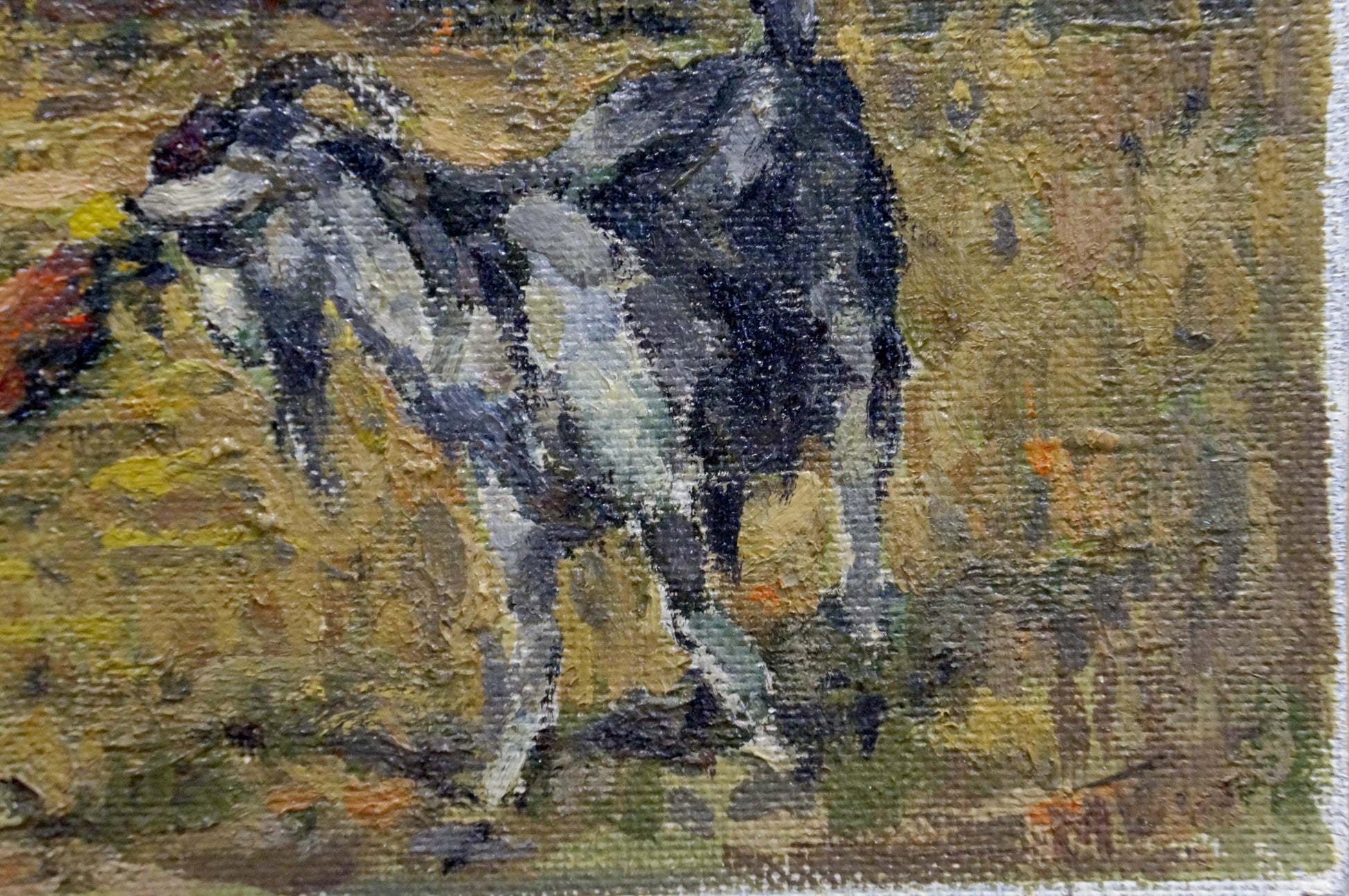 Oil painting Country dwelling