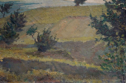 Oil painting Evening landscape by Koshevoy Victor Ivanovich