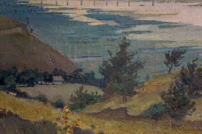 Oil painting Evening landscape by Koshevoy Victor Ivanovich