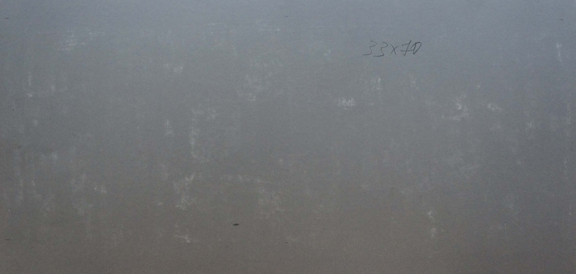 Blurry gray abstract painting Human thoughts by Albina Yaloz