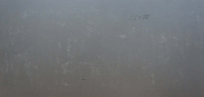 Blurry gray abstract painting Human thoughts by Albina Yaloz