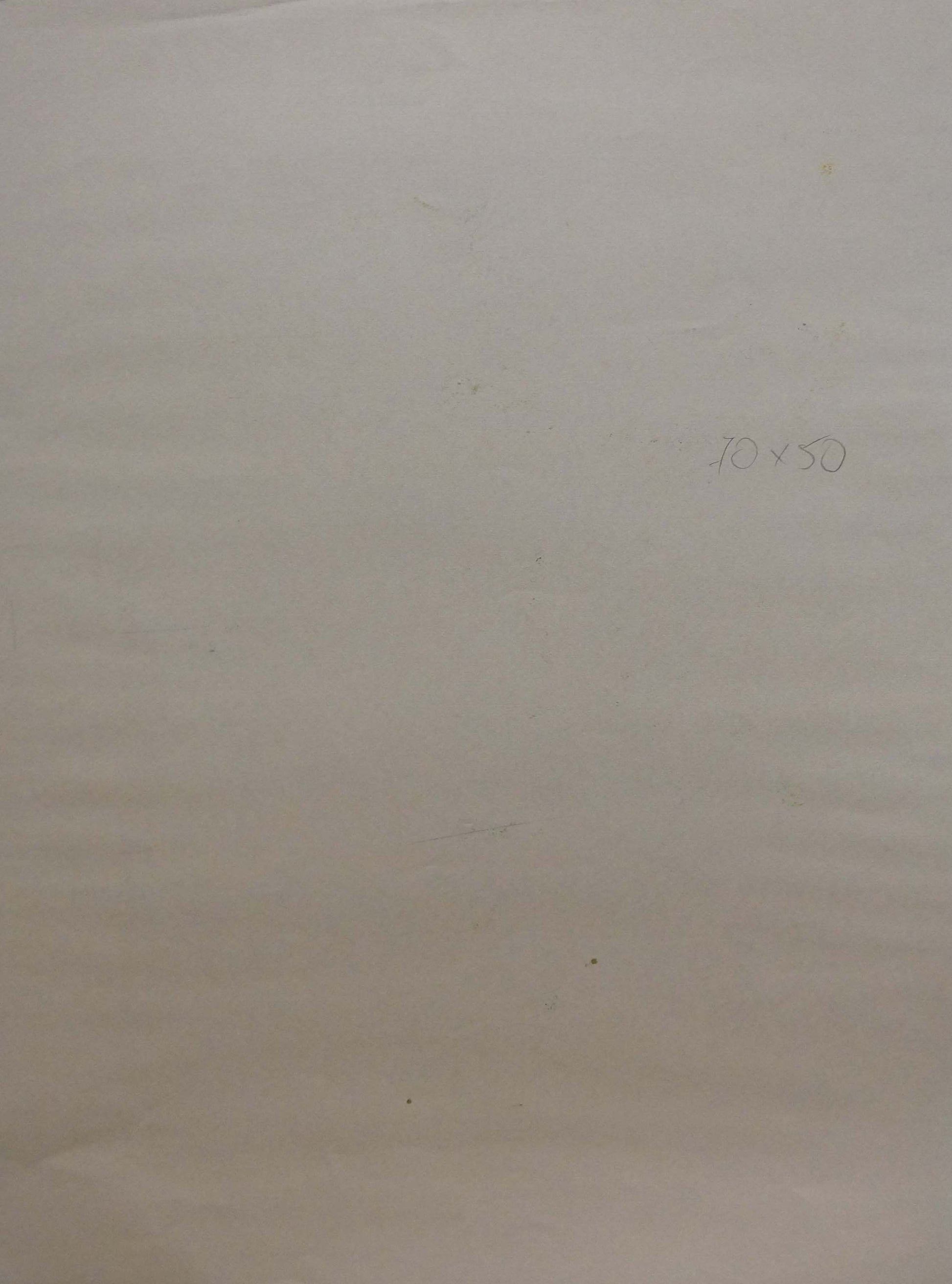 Back of Abstract painting Still life with pears Albina Yaloz faint pencil markings