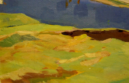 Oil painting of forest hills by Scriabin Petr Dmitrievich