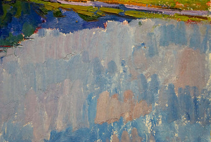 Oil painting of natural landscape by Chegodar Vasily Dmitrievich
