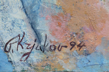 Abstract oil painting Tenderness by Kryukov Vasily Ivanovich