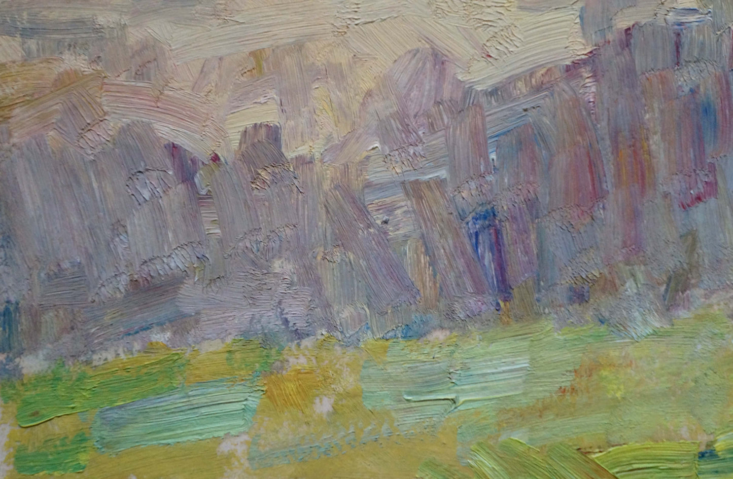 Impressionistic oil painting Fog by Naumova Tamara Sergeevna