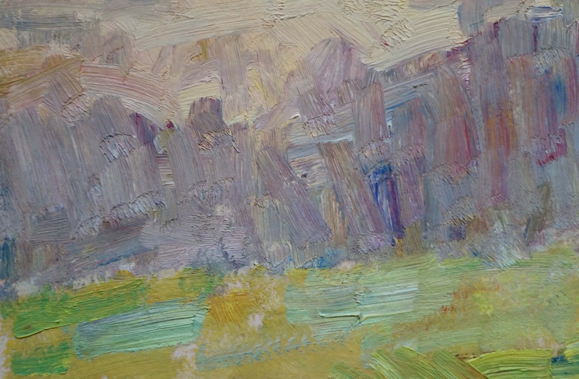 Impressionistic oil painting Fog by Naumova Tamara Sergeevna