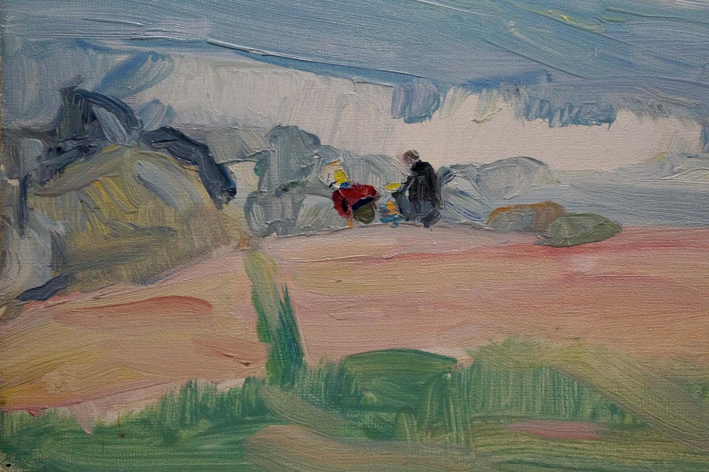 Oil painting of sea shore by Tkachenko Valentin Yakovlevich