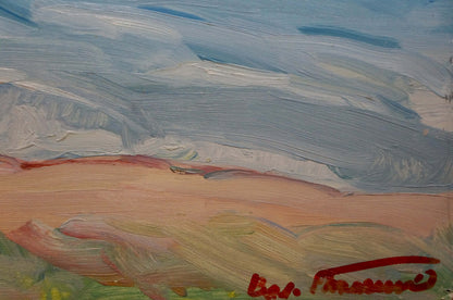Oil painting of sea shore by Tkachenko Valentin Yakovlevich