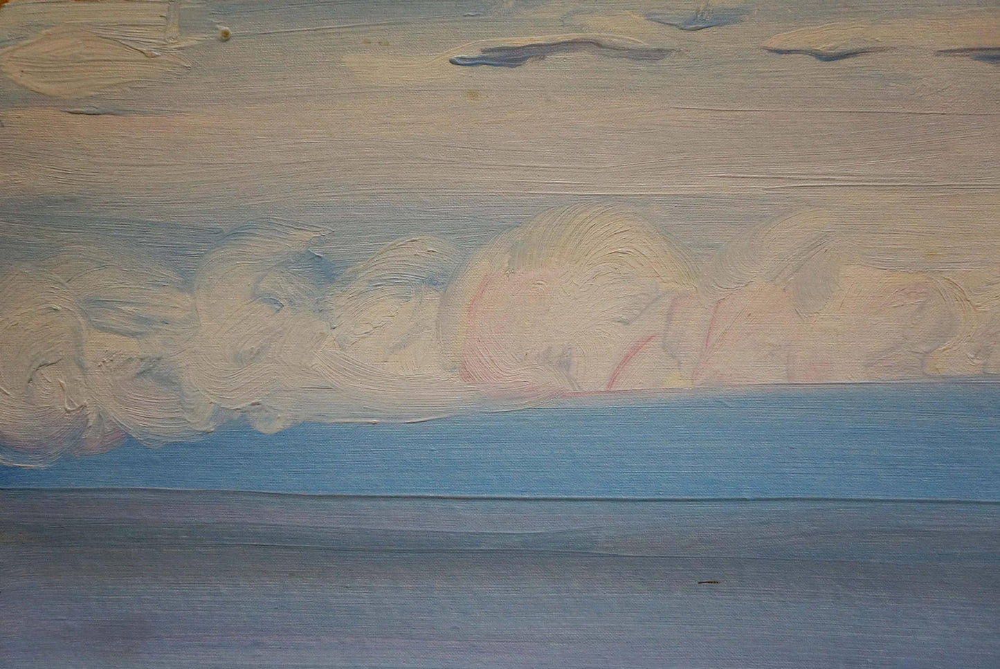 Oil painting of serene sea landscape by Tkachenko Valentin Yakovlevich