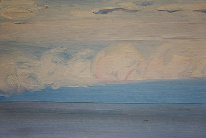 Oil painting of serene sea landscape by Tkachenko Valentin Yakovlevich