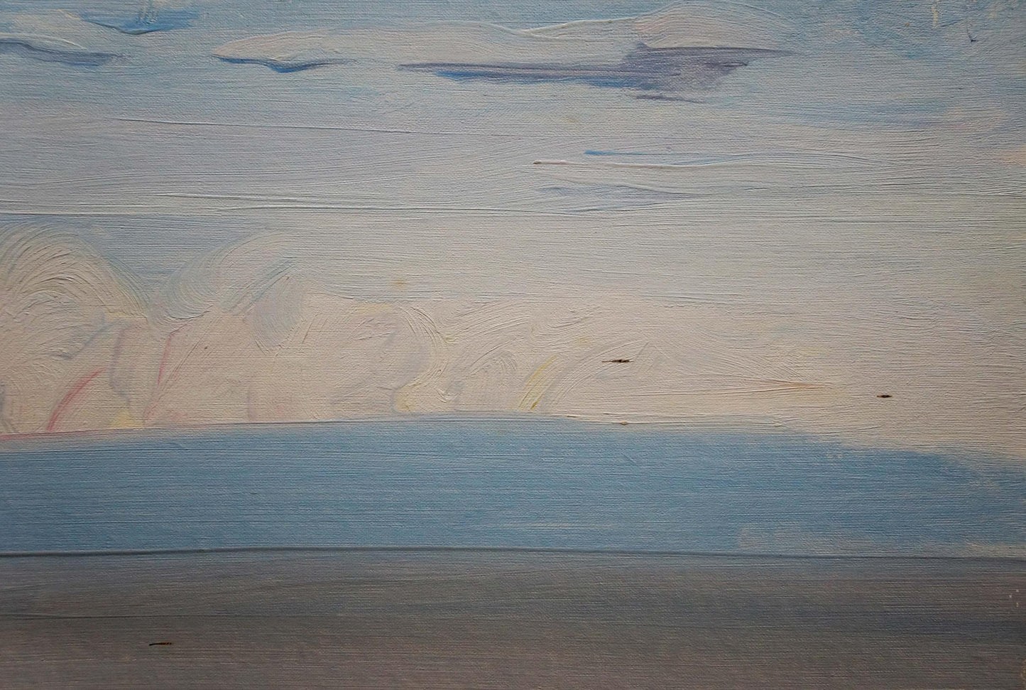 Oil painting of serene sea landscape by Tkachenko Valentin Yakovlevich