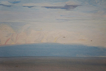 Oil painting of serene sea landscape by Tkachenko Valentin Yakovlevich