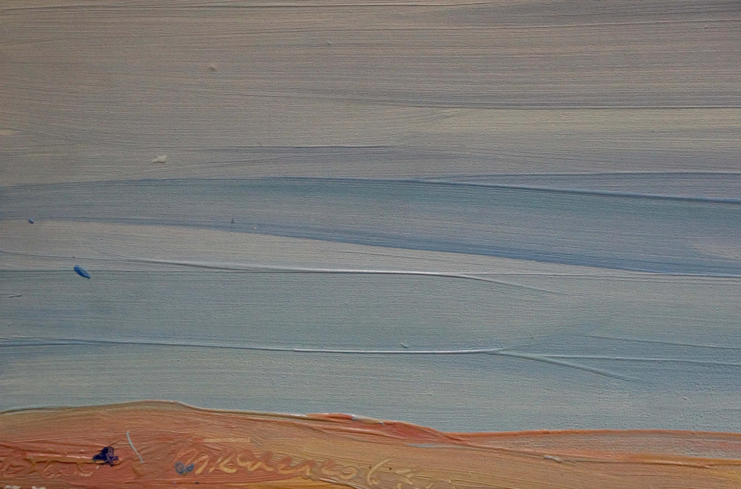 Serene sea horizon oil painting by Tkachenko Valentin Yakovlevich
