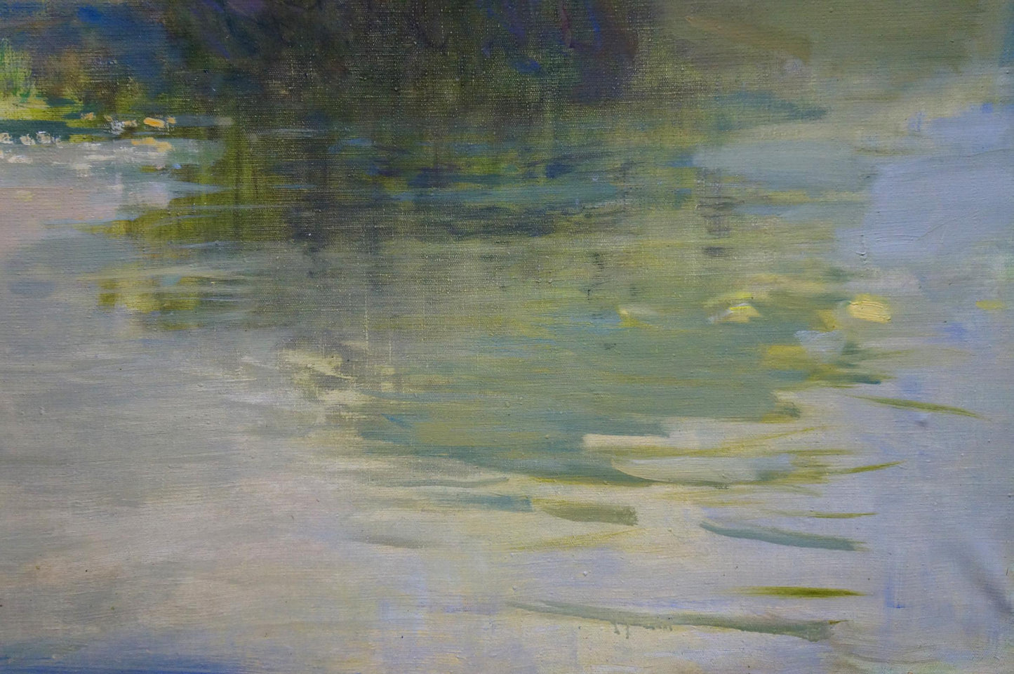 Impressionistic oil painting Fog has fallen by Bezugly Daniil Ivanovich