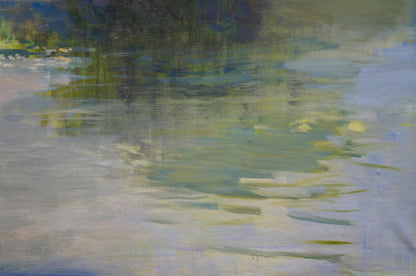 Impressionistic oil painting Fog has fallen by Bezugly Daniil Ivanovich
