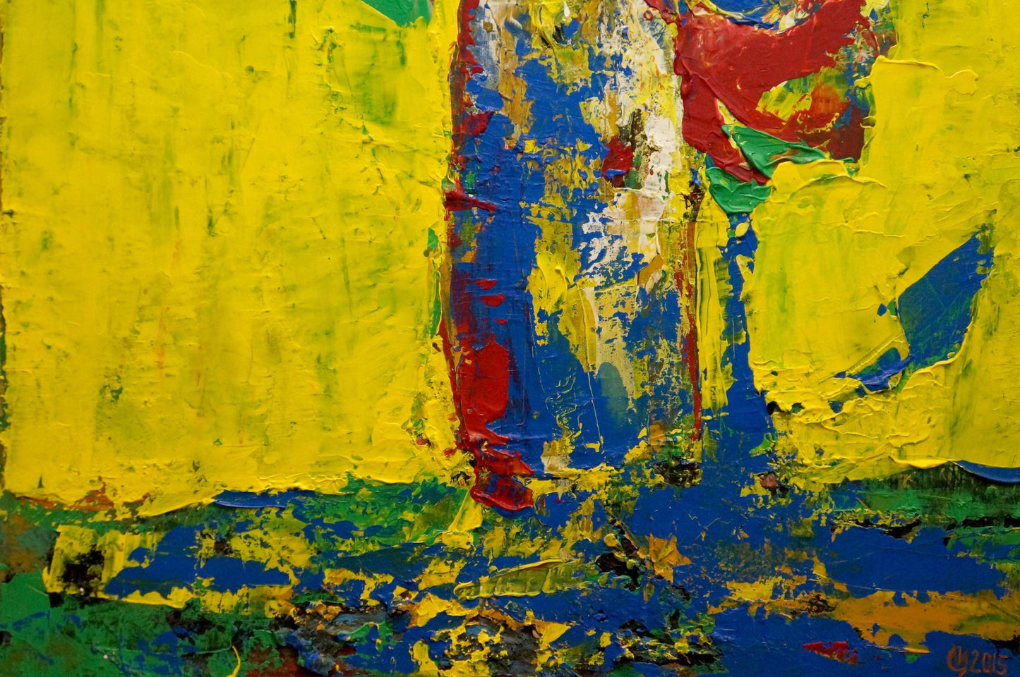 Vibrant abstract still life oil painting by Igor Eremovich Melnik