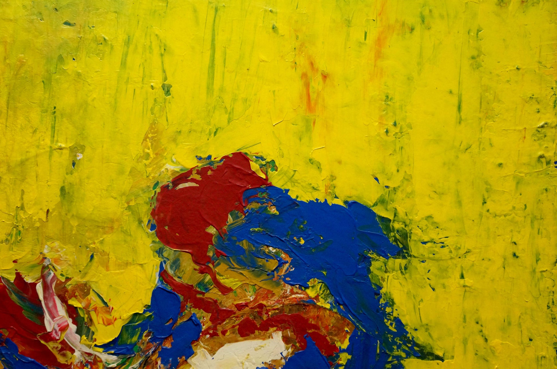 Abstract oil painting Still life by Igor Eremovich Melnik vibrant brushstrokes