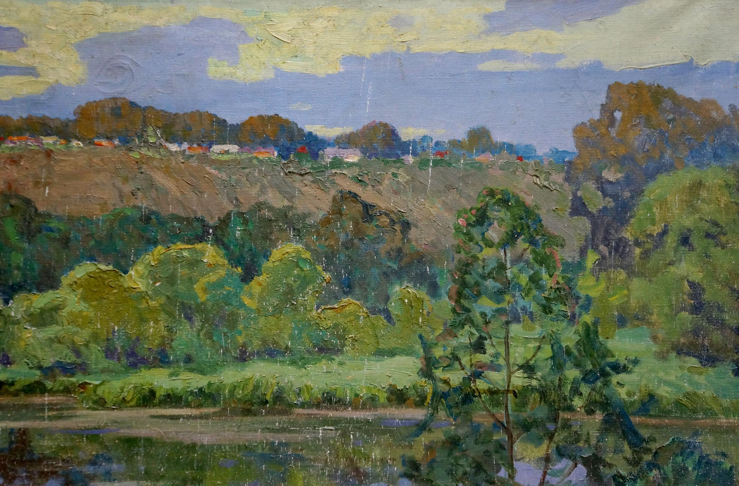 Oil painting of serene landscape by Korostelev Vladimir Alexandrovich