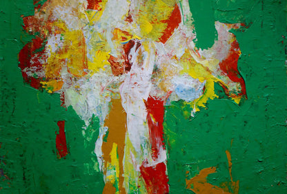 Vibrant abstract oil still life painting by Igor Eremovich Melnik