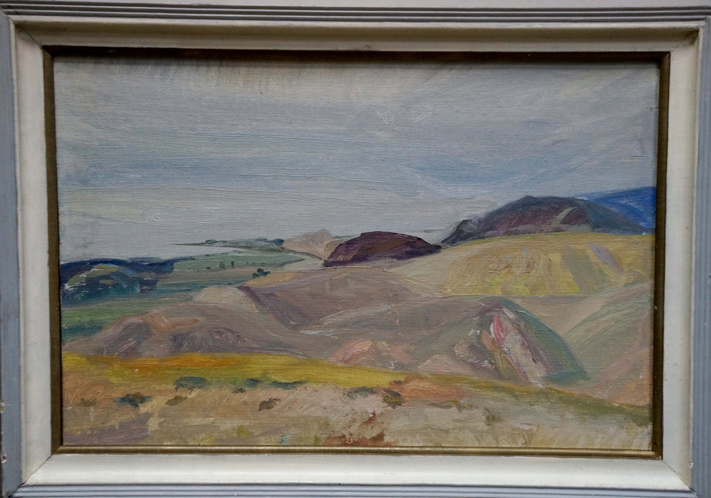 Framed oil painting of mountain landscape by Tkachenko Andrey Zinovievich