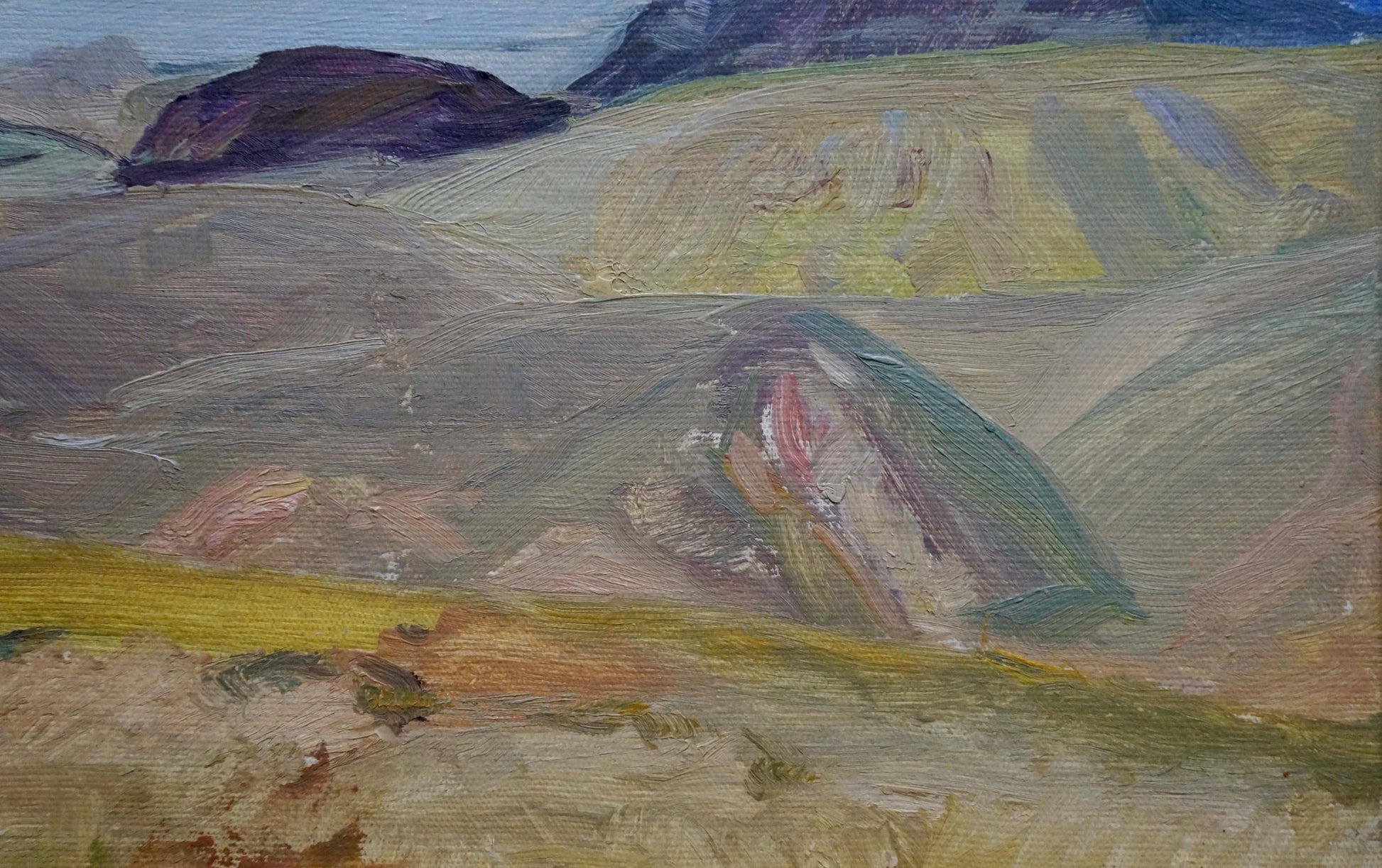 Oil painting of rolling hills by Tkachenko Andrey Zinovievich