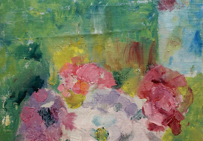 Oil painting Autumn bouquet of flowers by Dovgalevskaya Vera Veniaminovna