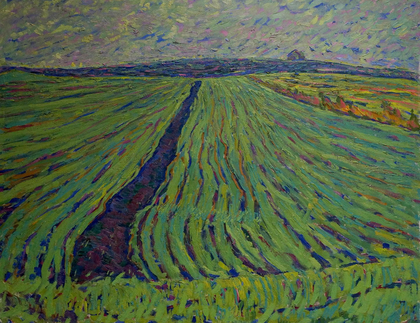 Oil painting Fields Chvala Dmitry Andreevich
