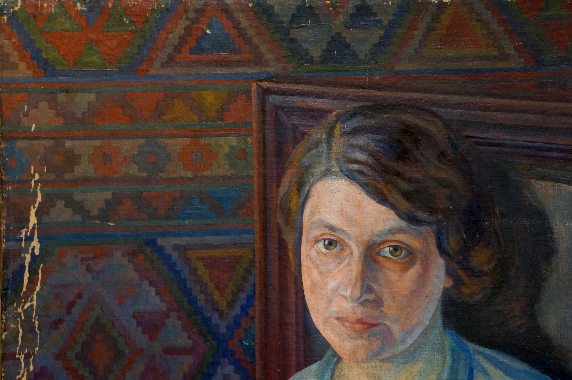 Oil painting of mother portrait by Eremin Boris Alexandrovich