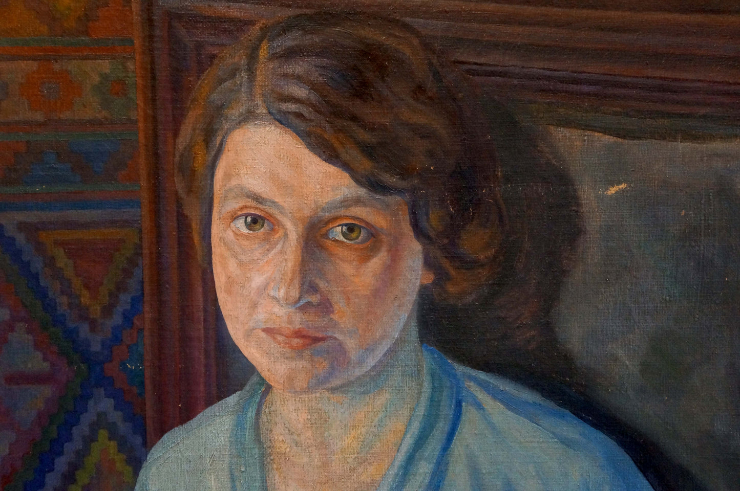 Oil painting of mother portrait by Eremin Boris Alexandrovich