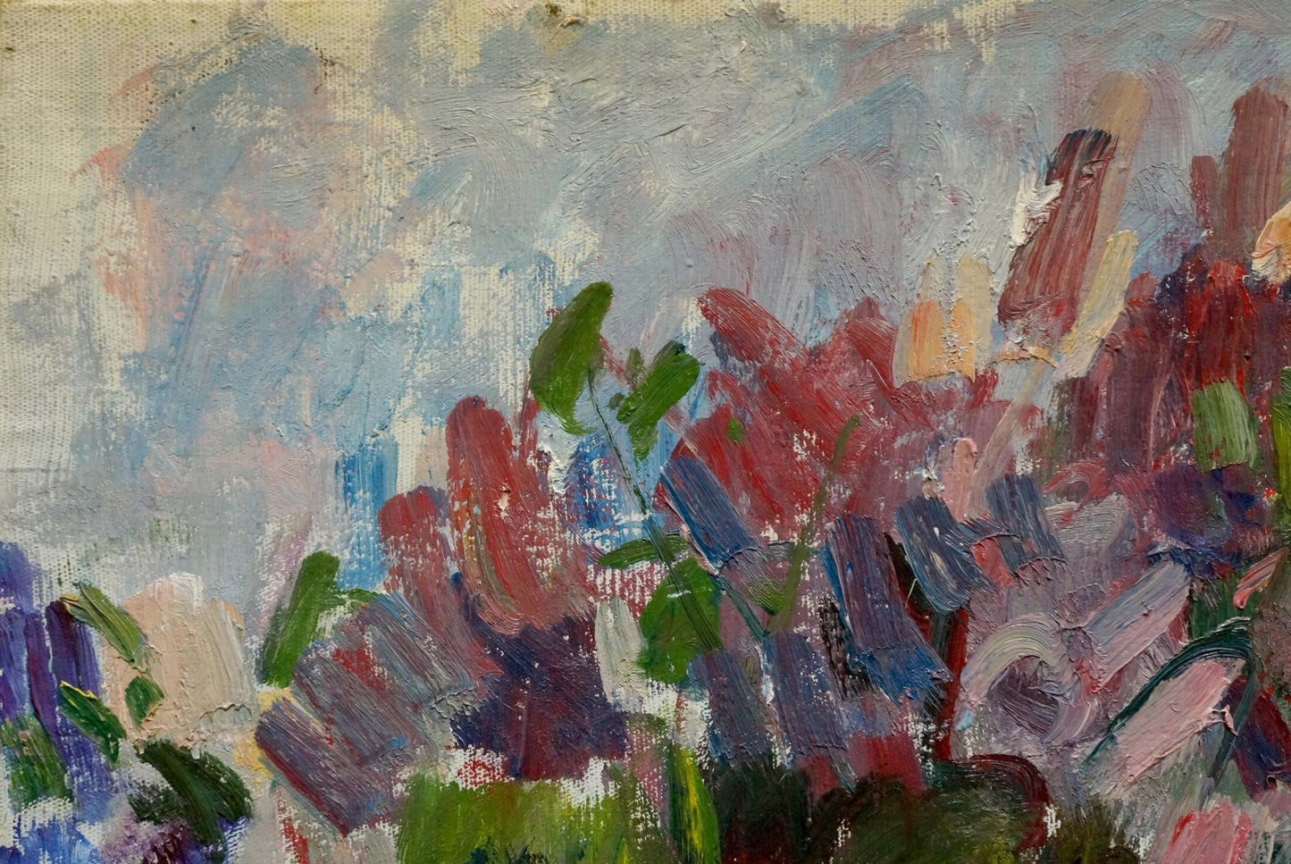 Oil painting Spring by Naumova Tamara Sergeevna, abstract bold colors